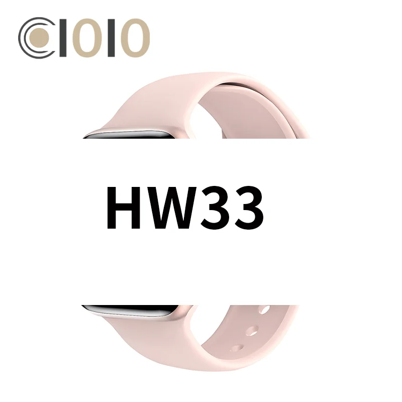 

HW33 Smart Watch 1.75 inch HD Screen Call Fitness reloj inteligente serie 6 smarwatch HW12 HW16 HW22 PK T500 smartwatch HW33, Black sliver red blue rose gold