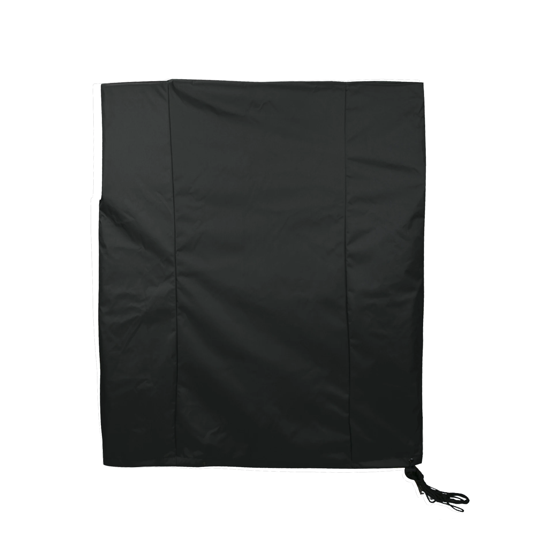 

420D 600D bbq grill cover PVC PU coating heavy duty polyester oxfor fabric waterproof UV inhabited 2 burner bbq cover, Black