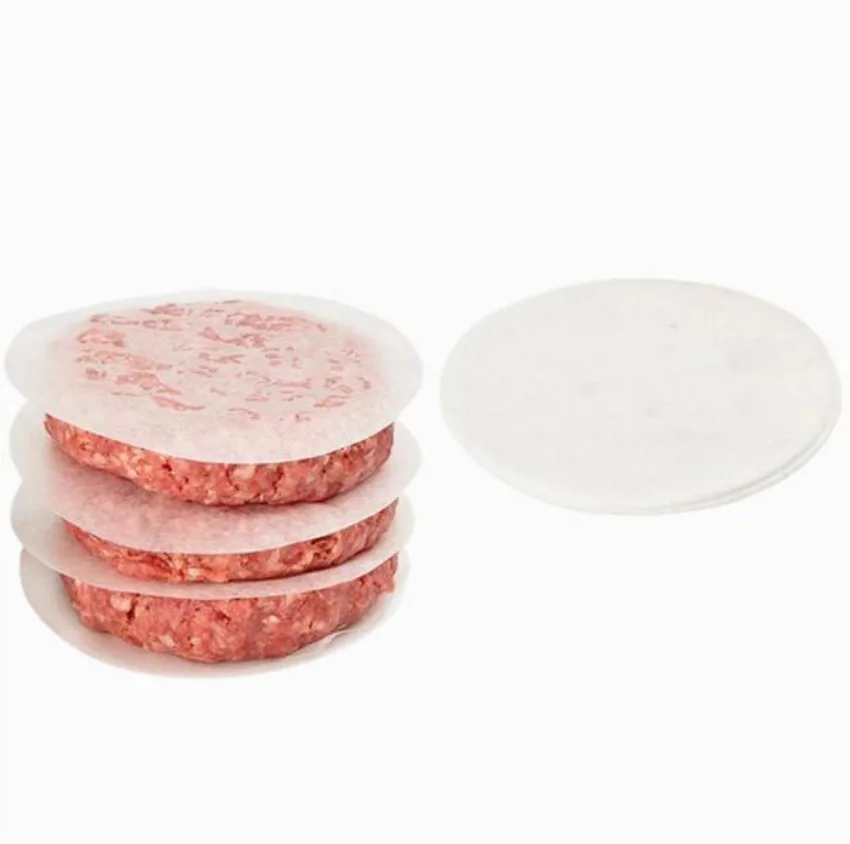 

Hamburger Press Paper Oven Grill Baking Tray Paper Baking Round Double-sided Silicone Oil Paper