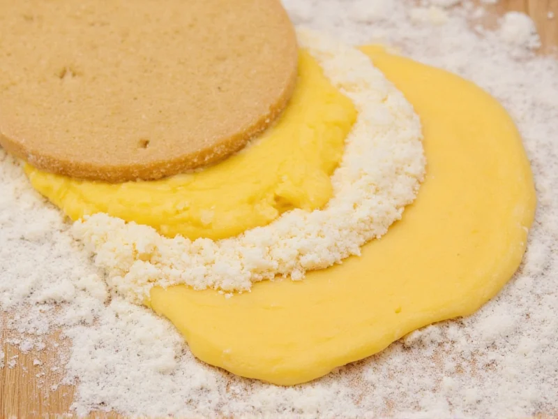Close-up of cheese stick coating process showing flour-egg-breadcrumb layers