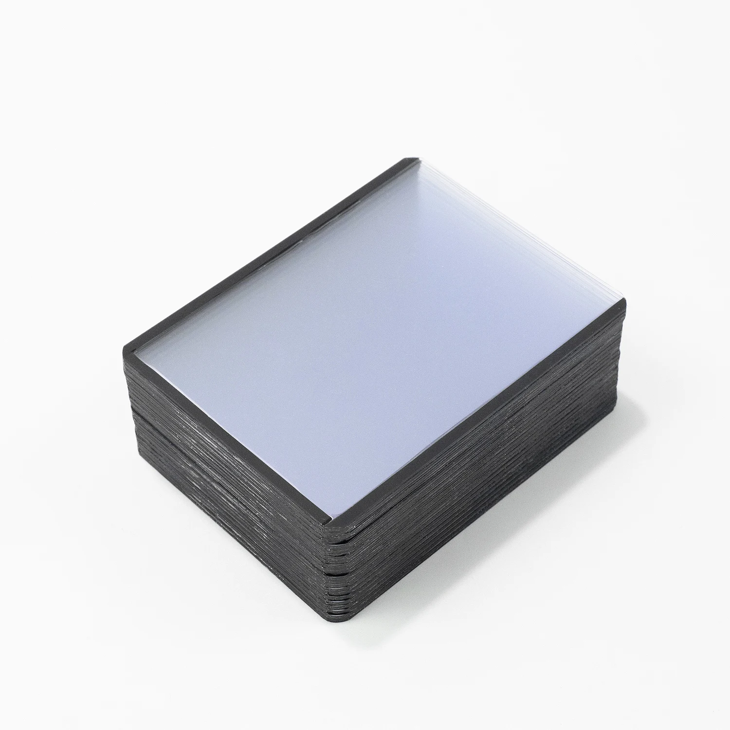 

PVC Magnetic 35 pt UV Protected Trading Card Black+Sides One Touch Top-loader Case One Touch Card Holder, Transparent