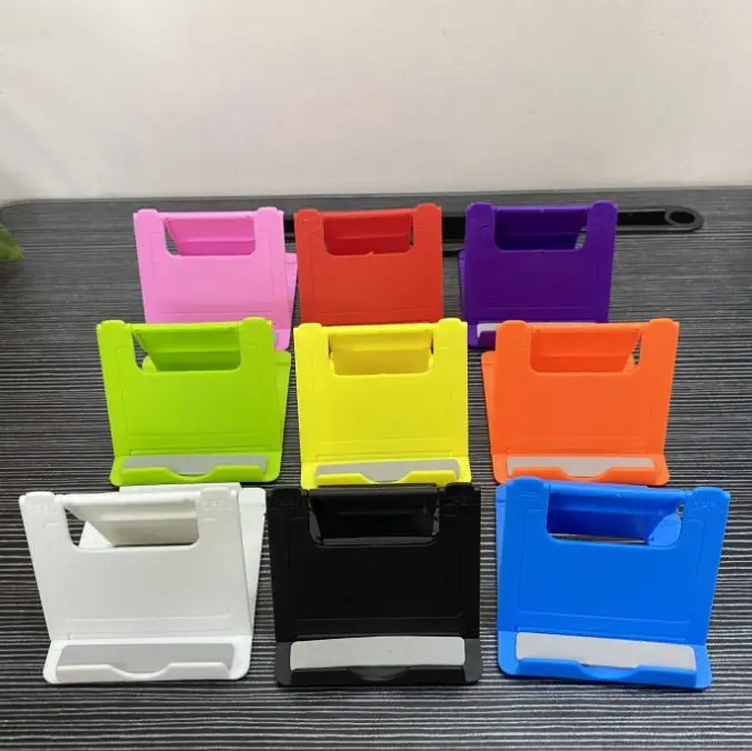 

Mobile phone stand double folding phone stand holder REKhj plasitic tablet holder, Black white red blue yellow