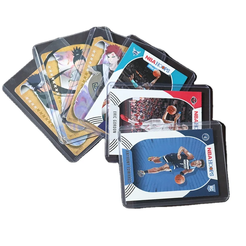 

Toploader hot sale plastic collectible card holder 3x4 ultra pro baseball sports trading card protector 35pt top loaders, One color