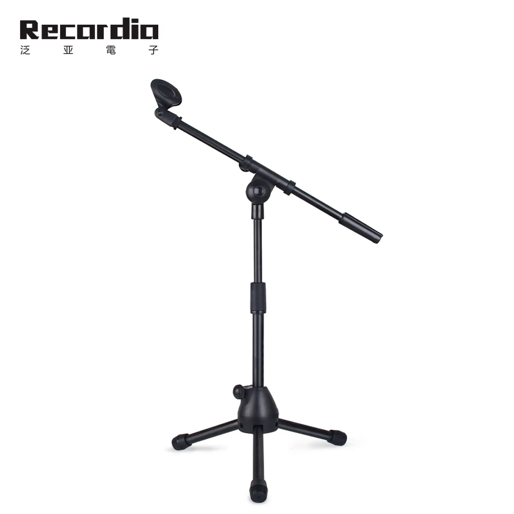 

GAZ-115 Professional tripod adjustable floor microphone stand for Radio Broadcasting Studio, Black