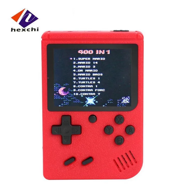 

Best seller Support Double player 400 in 1 SUP Mini Handheld Video Game Consoles for birthday FC game console Wholesale, Red, blue, black, yellow, white