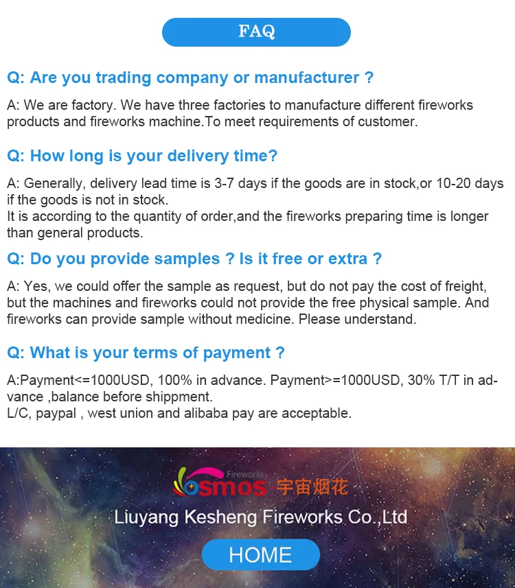 kesheng faq firework