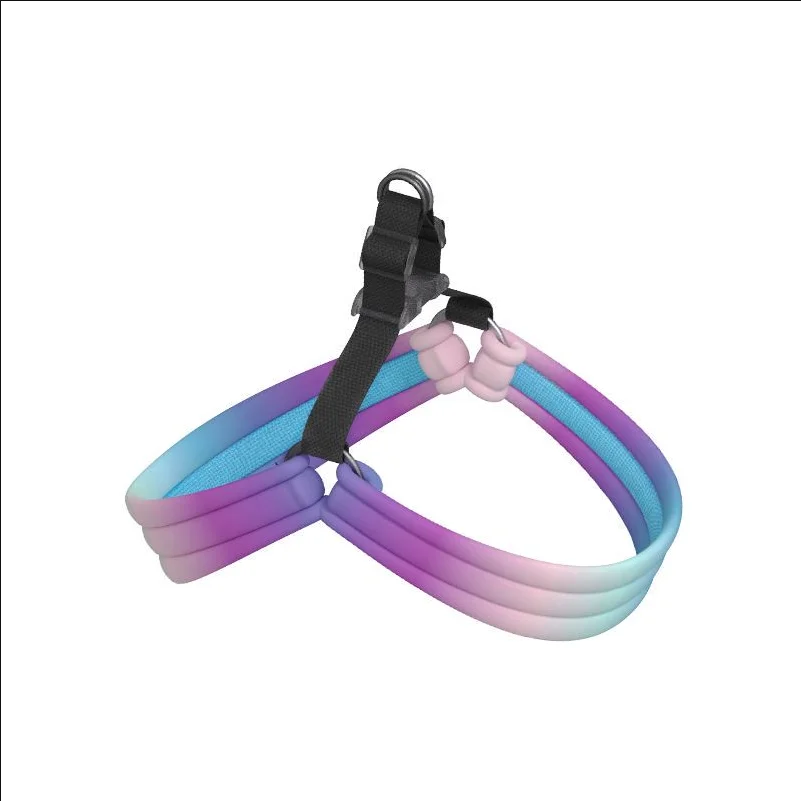 

pidan doggie rianbow color leash harness vest for teddies,corgis, Picture