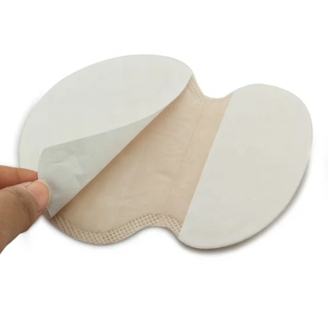 

High Quality Underarm Armpit Sweat Pads Shield Guard Absorbing Anti Perspiration Odour Disposable Armpit Pads, White