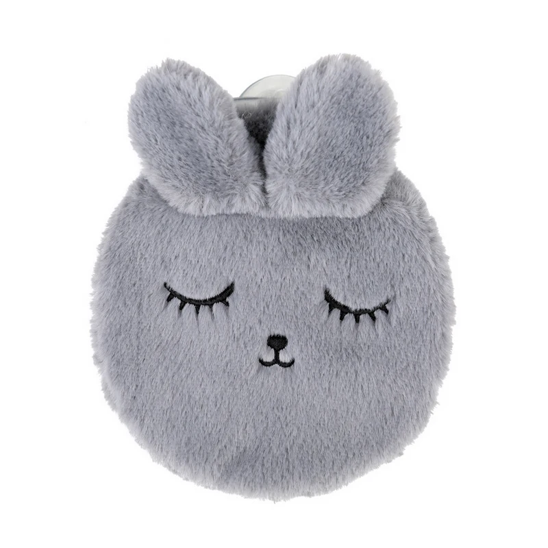 

Lovely Cartoon Filling Water Home Warm Treasure Hot-Water Bag/Magic Hot Water Bag/Rechargeable Electric Hot Water Bag, Pink + white