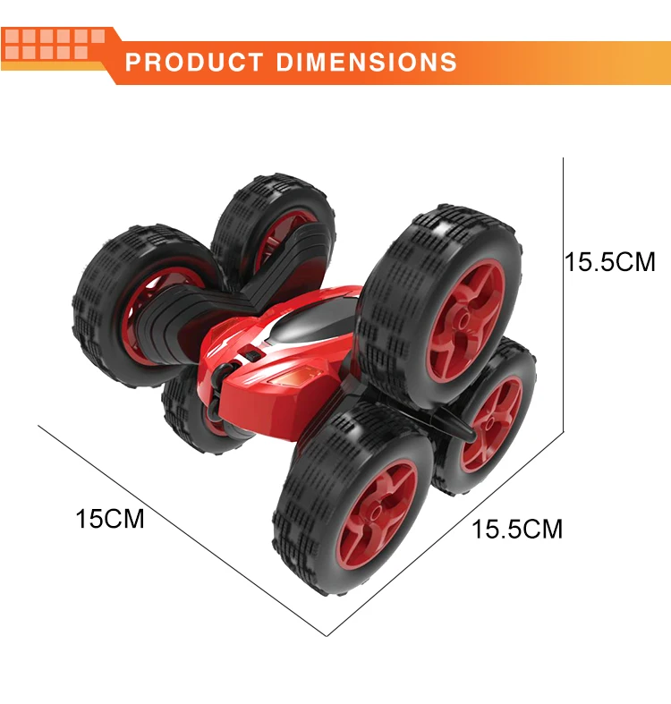Kids 2.4Ghz six wheel watch control gesture control stunt car for wholesale