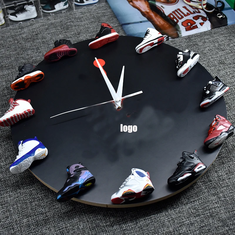 

free shipping aj yeezy 350 3d mini sneaker shoe wall clock, Customized color