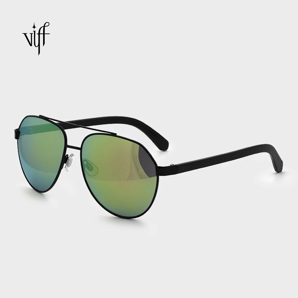 

VIFF Retro Aviation Sunglasses Matrix Custom UV400 Sunshades HM15256 Mix Color Unisex Pilot Gradient Metal Multi