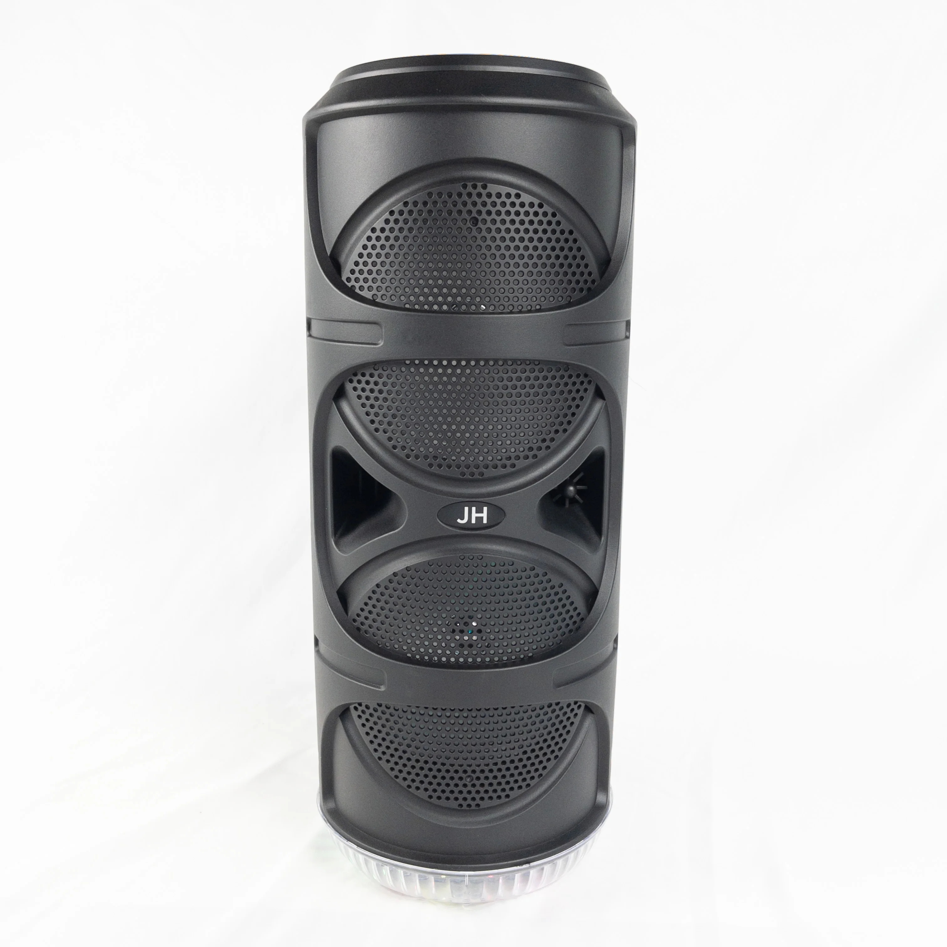 

JH8601 High Quality Best Sound BT Wireless Active Big Power 8 Inch Trolley Speaker Rechargeable Outdoor Audio, Black