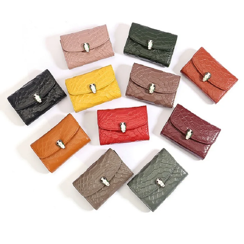 

Wholesale New Designer Cards Holder Pouch Luxury Leather Wallet Women Hand Bag For Ladies Purses, Customized