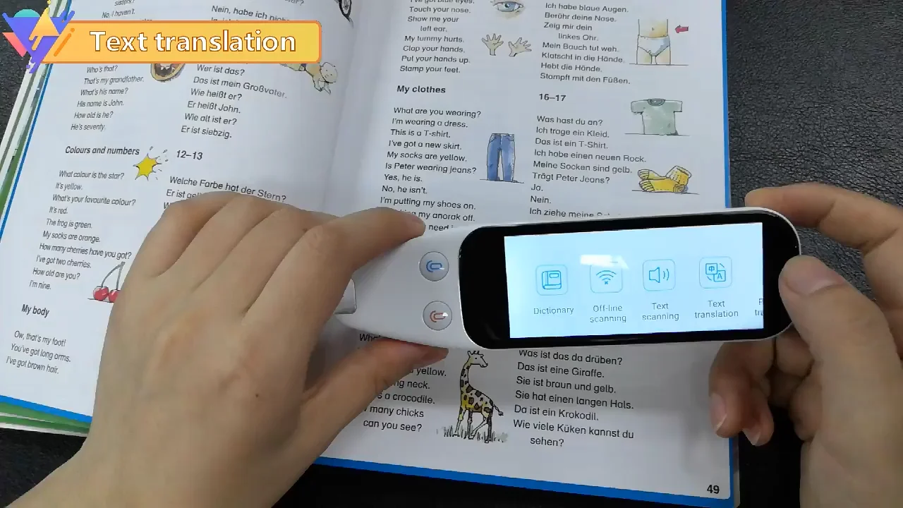 Smart Portable Multilanguage Edictionary Document Ocr Scanner Best