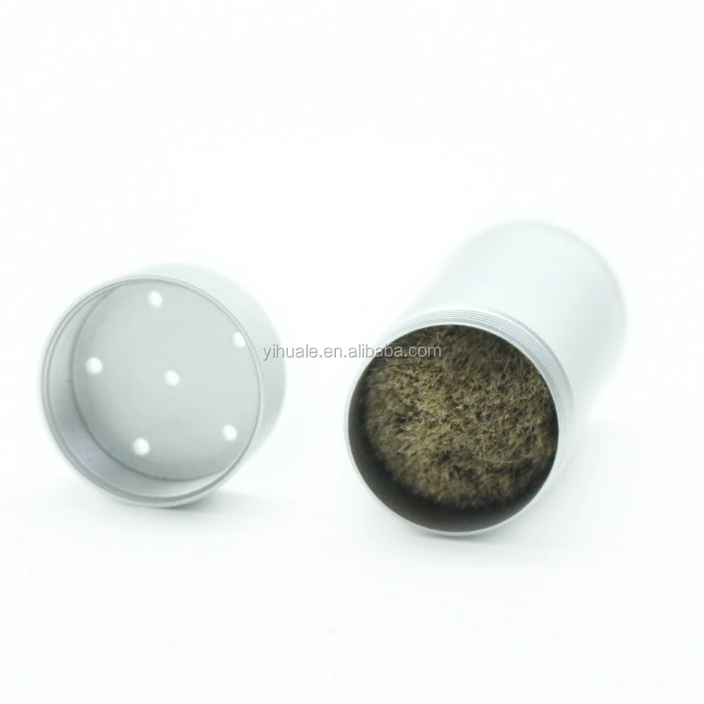 

NEW Generation Silver Gray Metal Canister Compliments 100% Pure Badger Bristle Travel Shaving Brush
