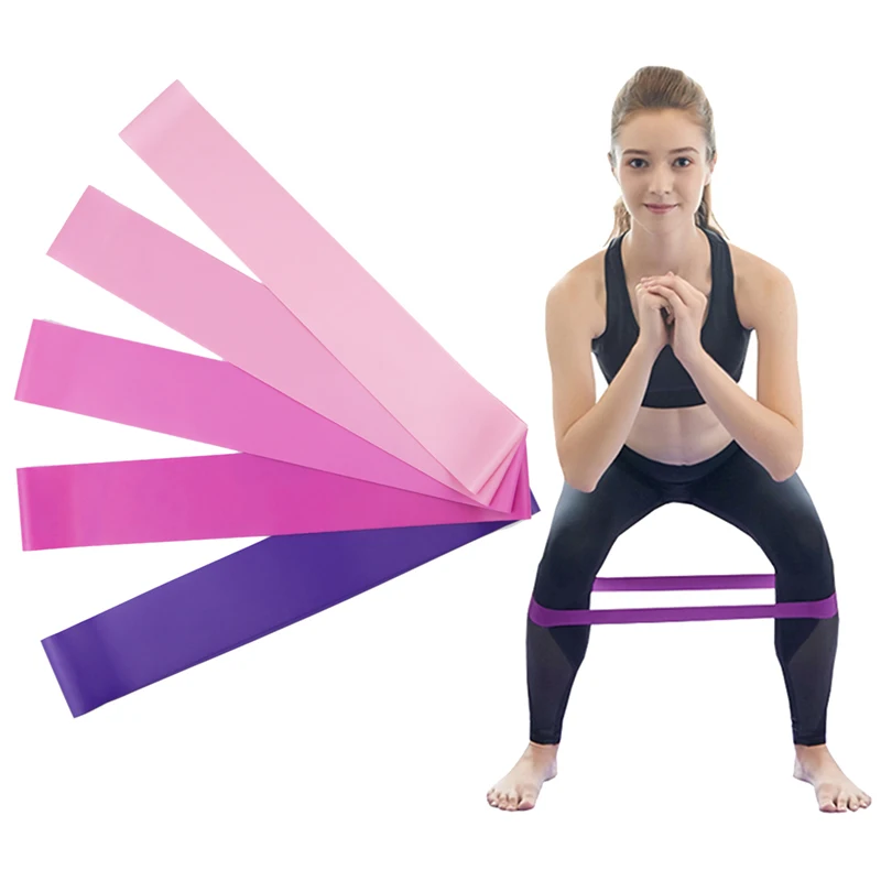 

Multi-color Durable Fitness Elastic Exercise Loop Pink Latex Loop Booty Band Sets, Customized color
