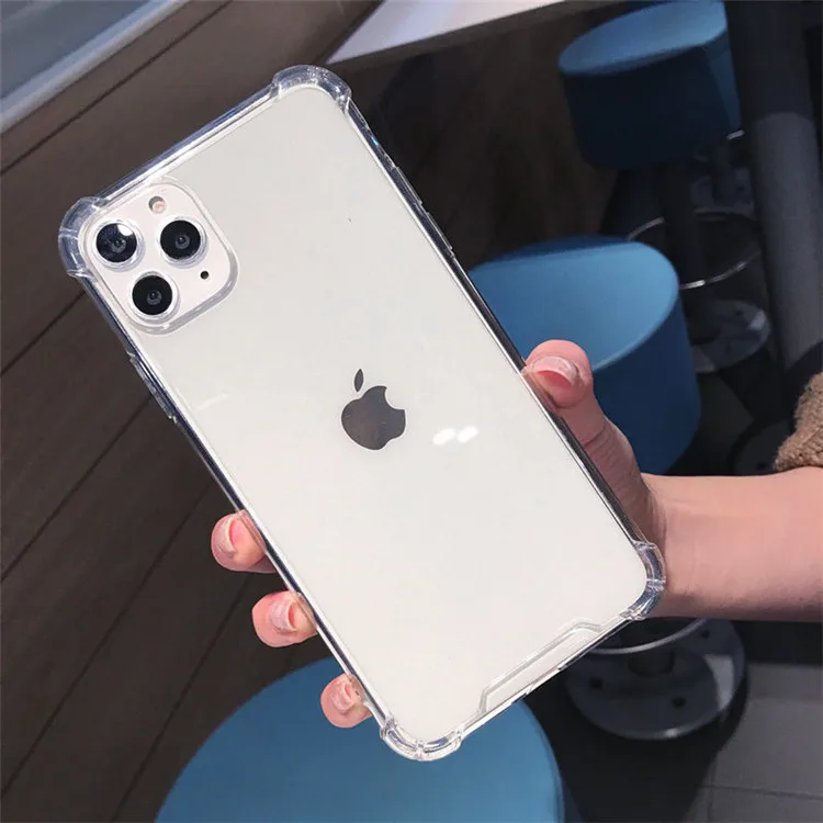 

Soft TPU transparent shock proof clear mobile phone cover for iphone 13 pro max 11 12 x xr xs max phone case