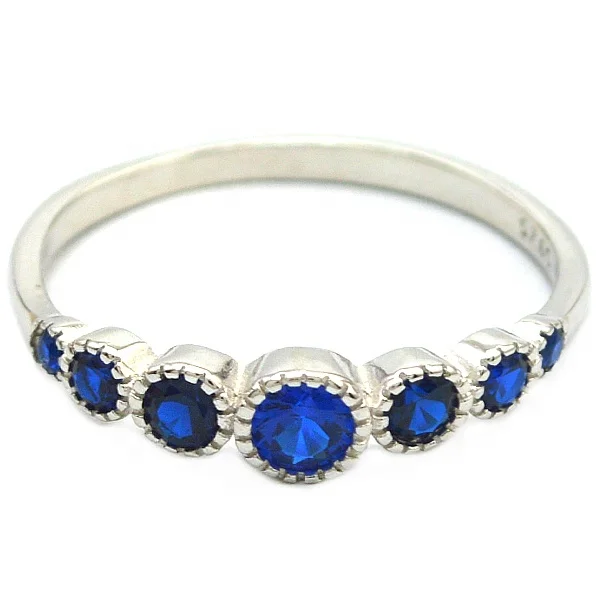 

No MOQ Wedding Engagement Jewelry Big 5 Clear Moissanite Cubic Zirconia Ring 925 Silver Jewelry Women