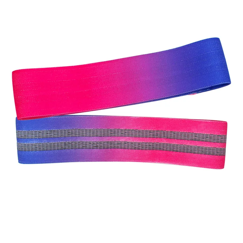 

Jointop Good Quality Designer Fabric Elastic Printed Resistance Sport Exercise Bands Custom Logo, Stock color or customized