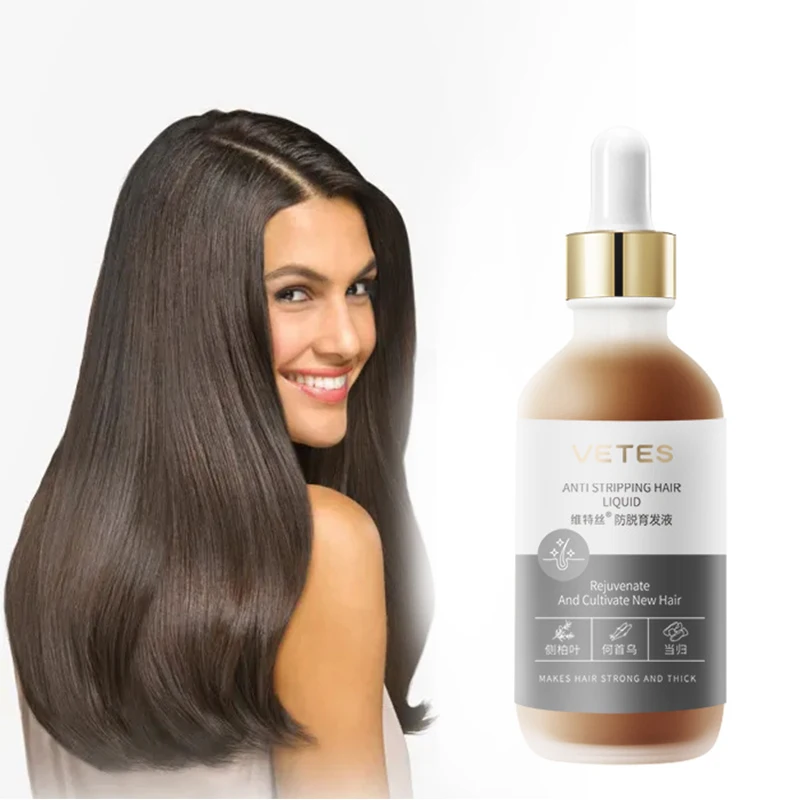 

Liquid Hair Growth Serum 100ml Herbal Organic Moisturizing Strengthen Hair Root Scalp Nourishing Prevent Hair Loss For Unisex