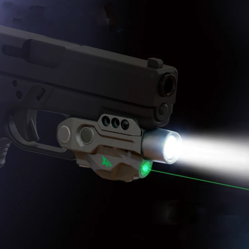 

New Product Tactical Green Laser Sight and High Lumen LED Light Combo for Picatinny Weaver Rail Pistol Handgun