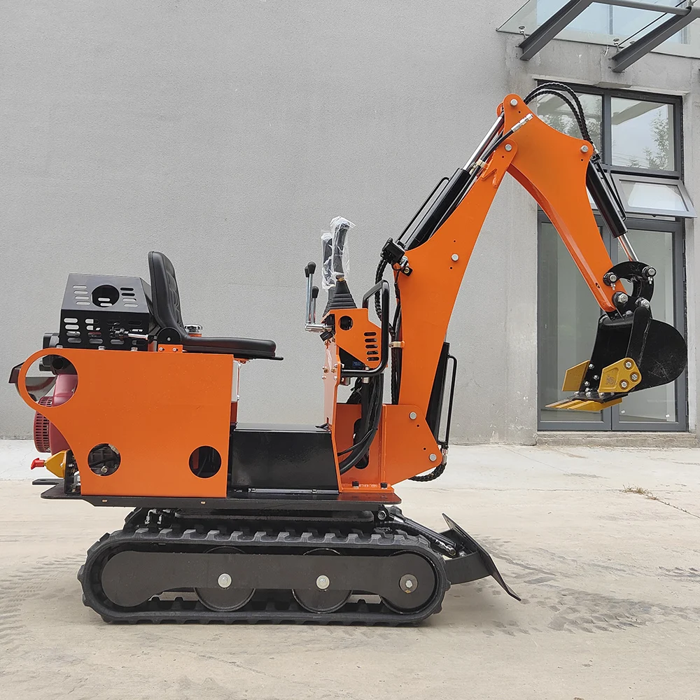 

Earth moving machinery 1000kg Mini Small Micro Crawler Bagger Digger Excavators Machine 1t 1 ton with free bucket for sale