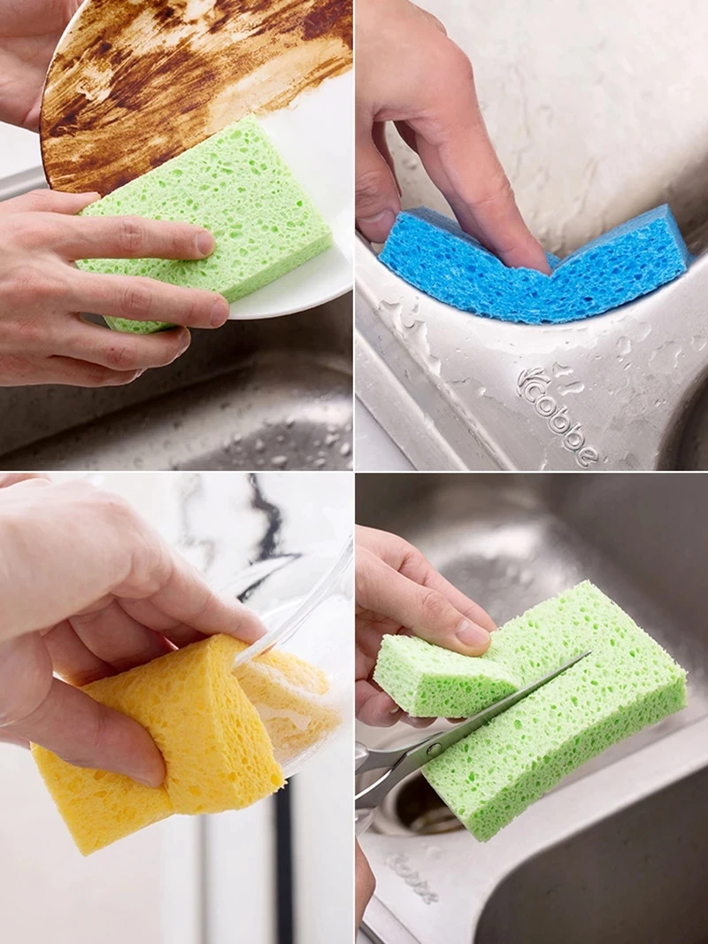 cellulose sponge clean cloth