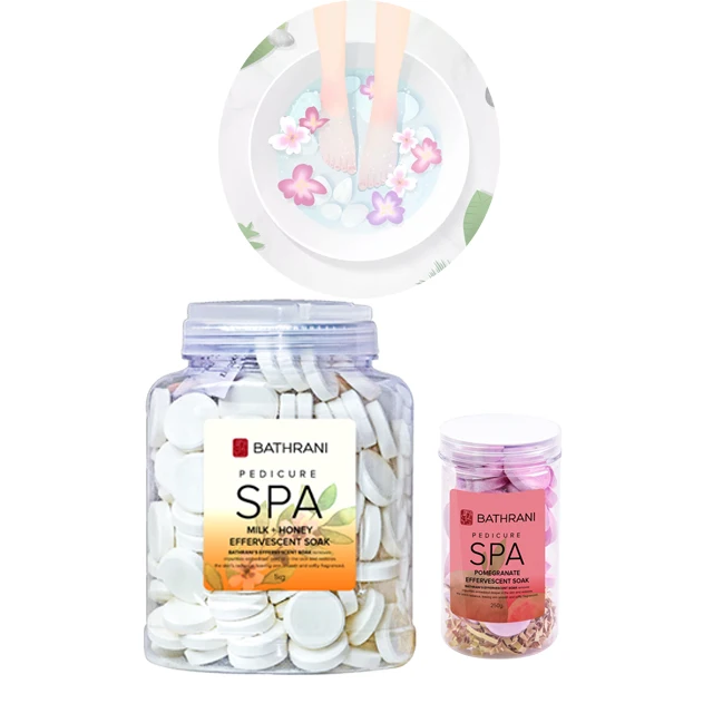 

Milk and Honey 1000g For Foot Spa Bubble Foot Massager Foot Bath Pedicure Soak Tablets