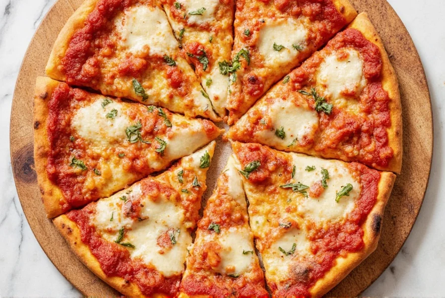 Final pizza slice with herbs