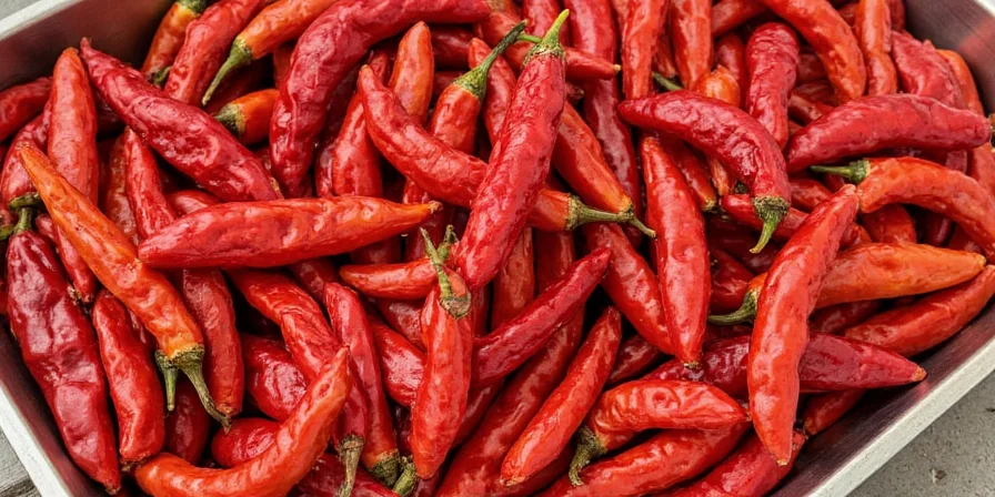 Dry roasting technique for dried chiles before rehydration