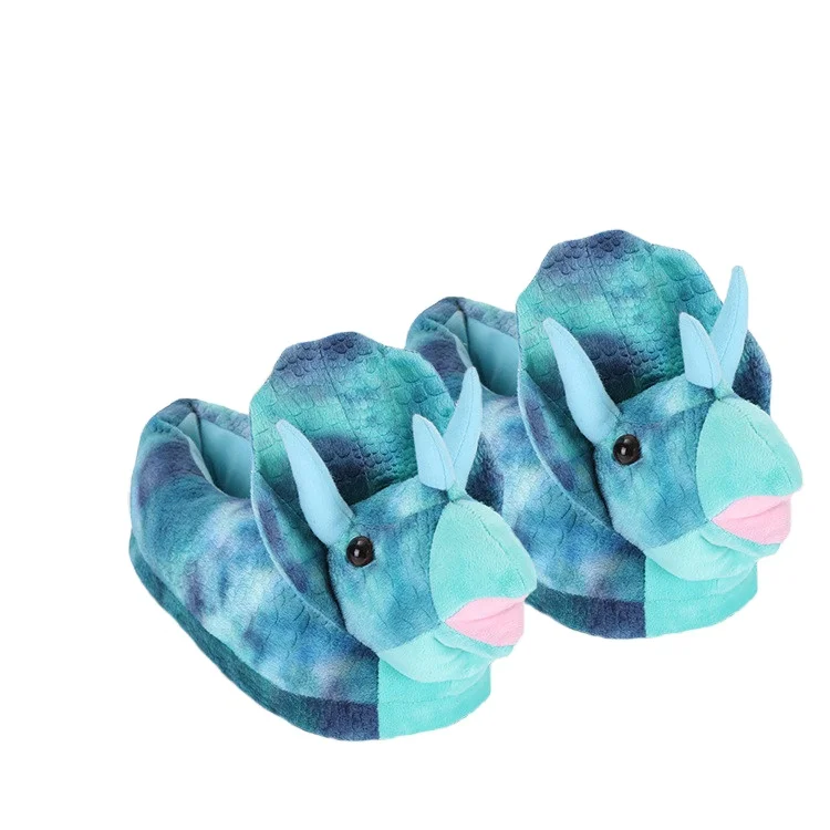 

Fashionable and lovely winter cartoon children's indoor plush animal slippers for men and women, 15color