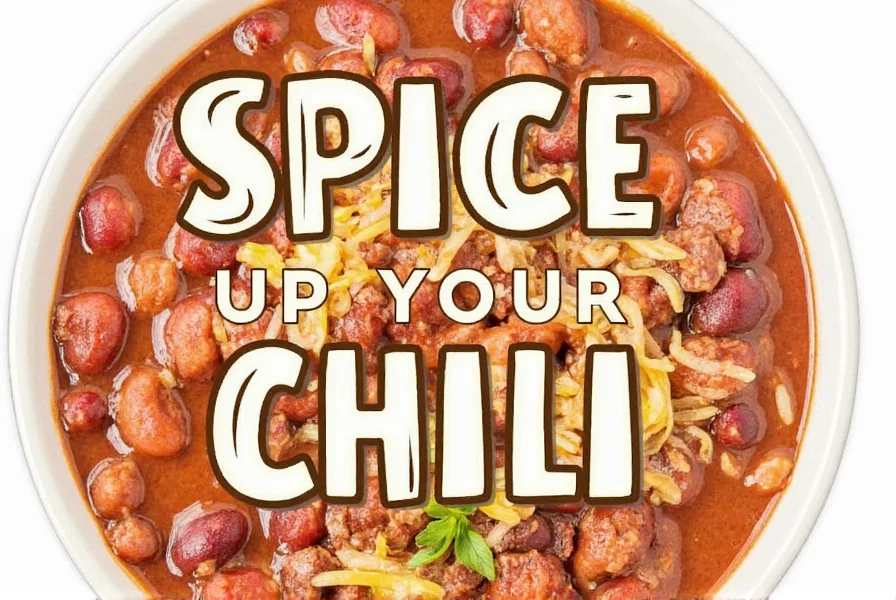Chili in a bowl