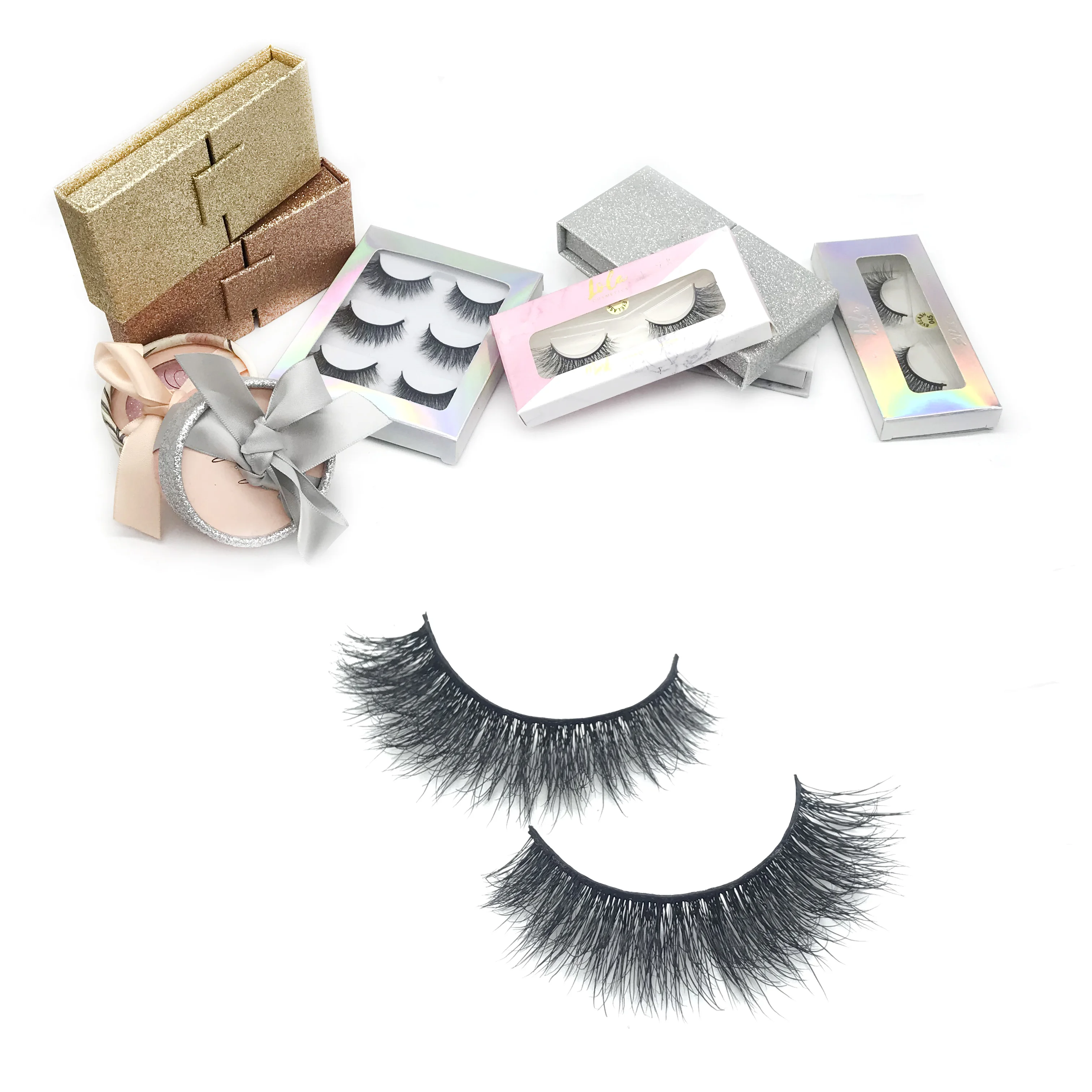 

Rapid Human Hair Eyelashes Private Label 100% Siberian Mink Lashes