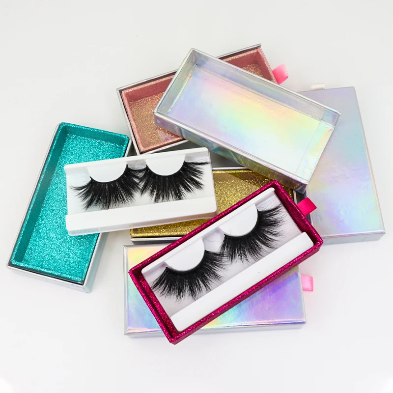 

100% hand work false eyelashes bulk real mink fur eye lashes for women makeup eye, Black color