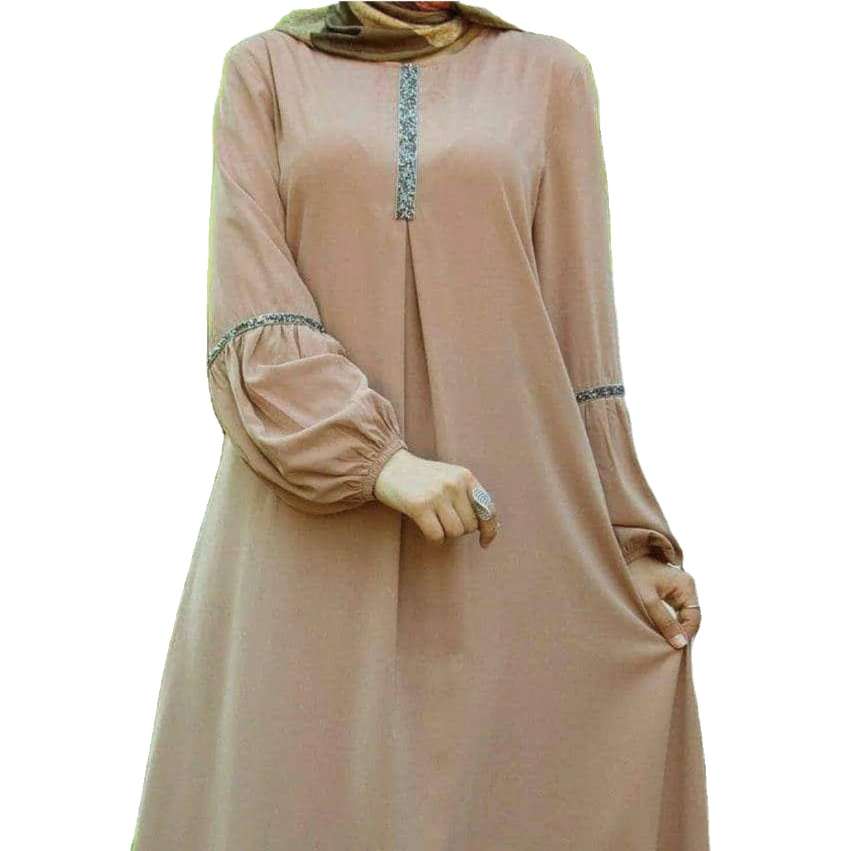 

HJ ZMDR26 Ladies Hijab Clothes Modern Abaya Dubai Women Islamic Clothing Muslim Dress + Middle East Islamic Clothing