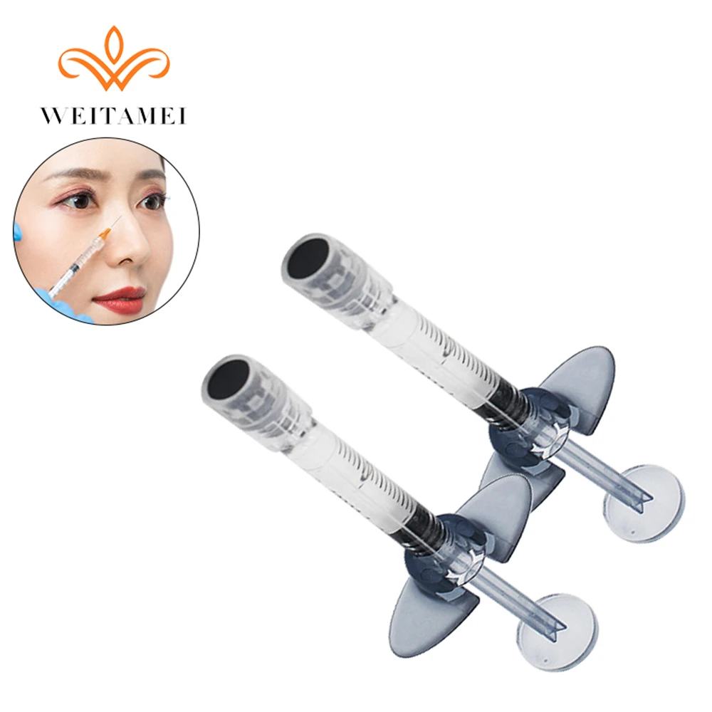 

Fine Line 1ml 2ml 5ml 10ml Crosslinked Hyaluronic Acid/Dermal Filler/Gel Injection for Eye, Transparent