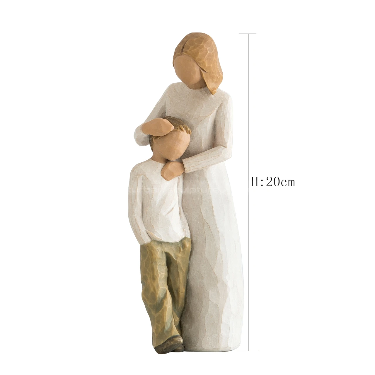 

Gifts Antique Resin Crafts Sculpted Figure Mother & Son Figurine