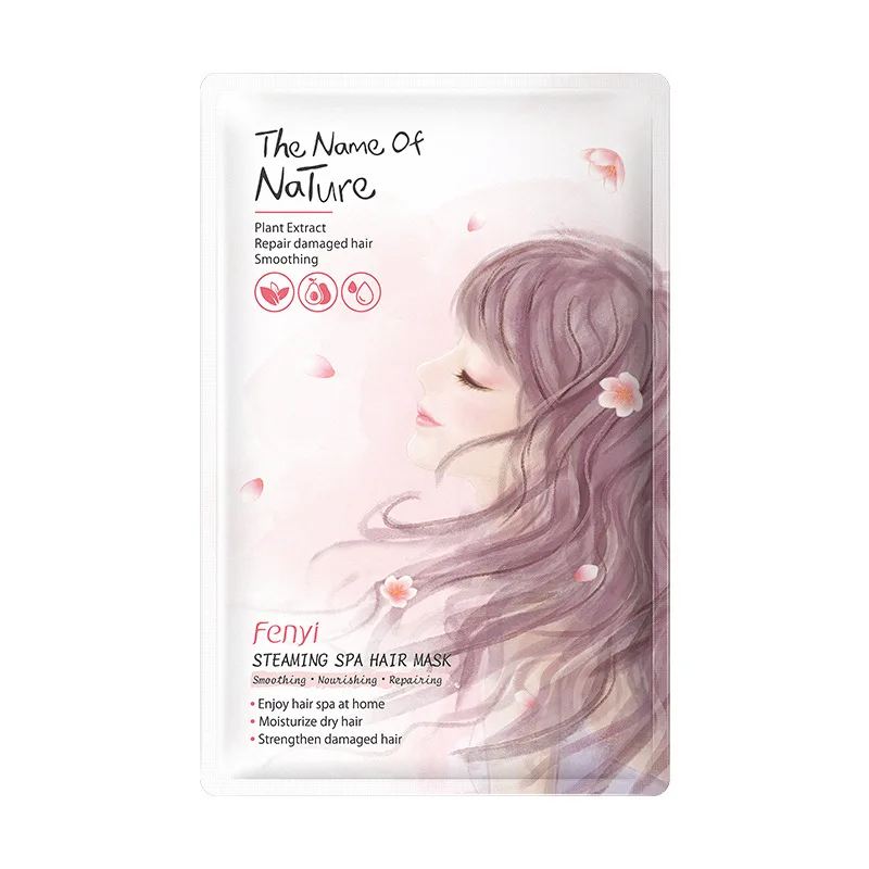 

Privated label Moisturize and moisturize hair with a soft floral mask and wash free