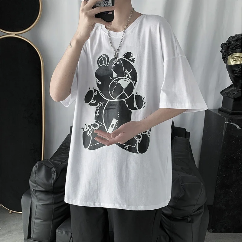 

factory direct summer cartoon t shirt men's short sleeve t-shirt fashion simple t shirt