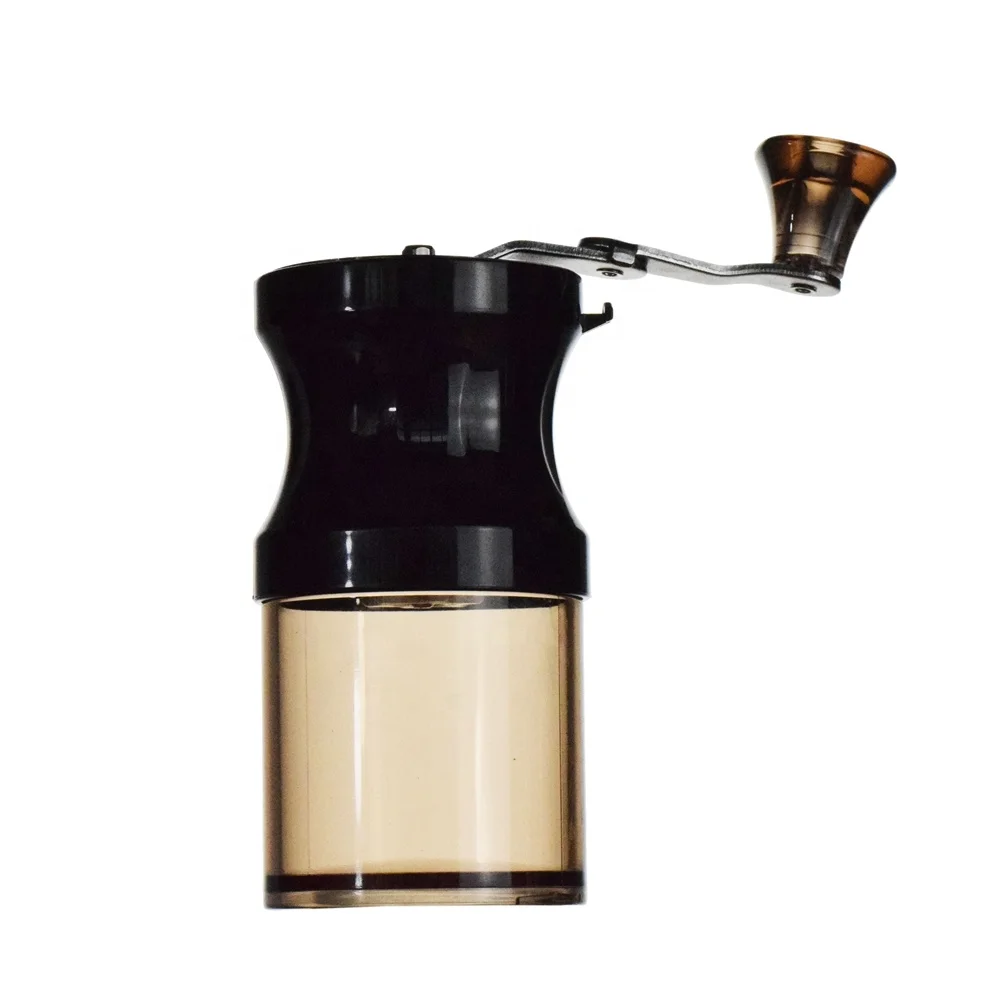 

X Ecocoffee M1 Portable mini black/brown Manual Coffee Grinder PP plastic body & Ceram Burr Core coffee maker coffee tools