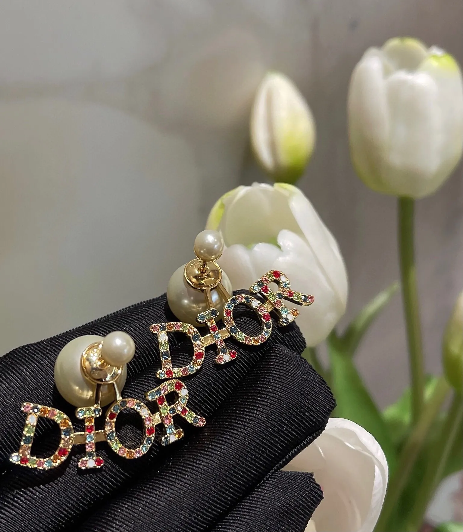 

Factory direct sale silver jewelry high quality jewelry fashion gold jewelry front and rear earrings 925 silver earrings
