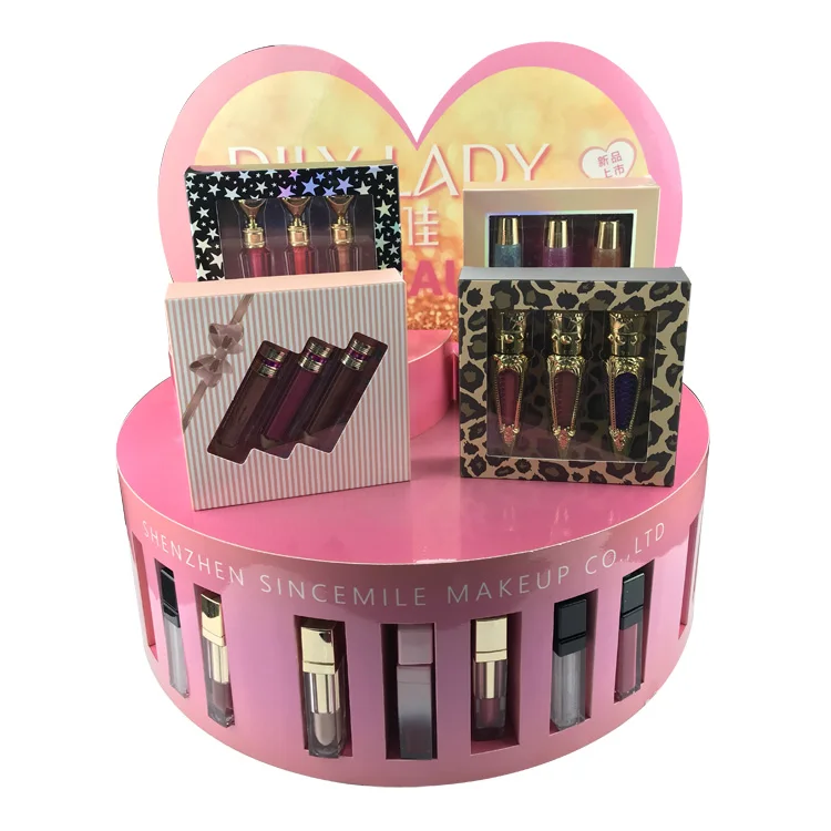 

Cosmetics 3D Printing Fullcolor Private Label Liquid Lipstick Wholesale Makeup Holiday Gift set Lip Gloss Set, Multi-colored, single-color