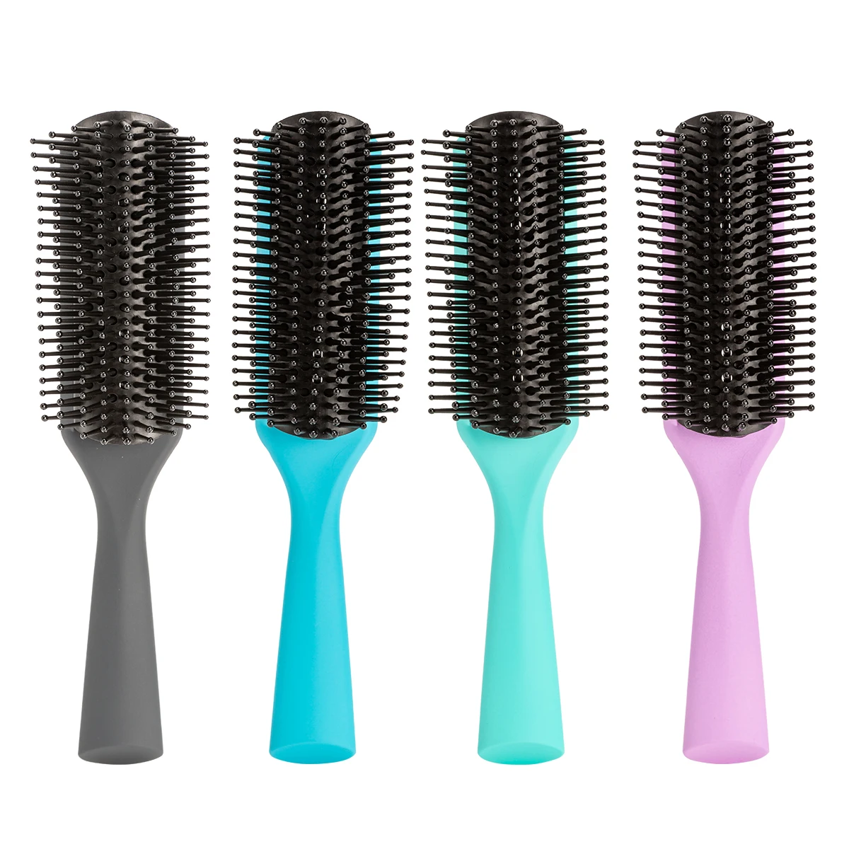 

High Quality ODM OEM Custom Logo ABS brosse a cheveux luxury denman brush curly hair