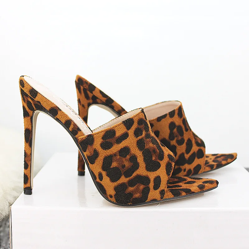 

sh11151a Pointed toe ladies slippers large size 43 women high heel sandals