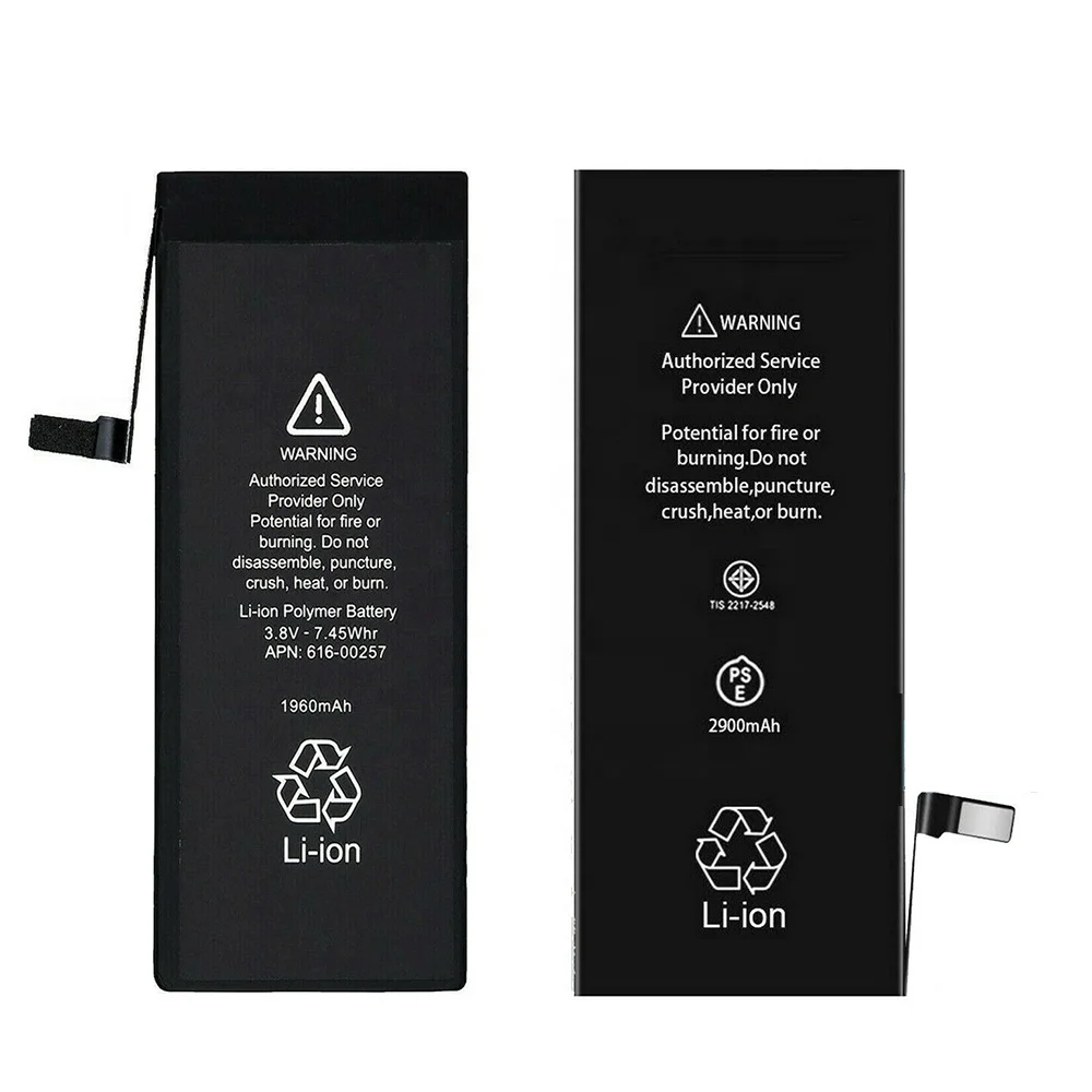 

Iph 7 high capacity rechargeable battery For iPhone 7G 2250mAh FREE TOOLS And STICKY STRIPS, Black