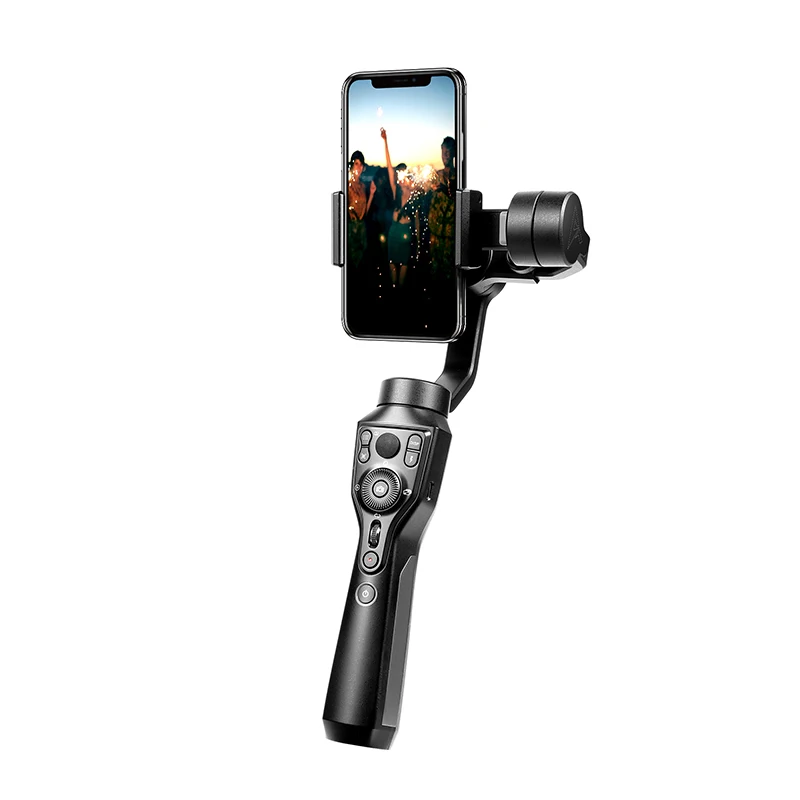 

3-Axis Gimbal Stabilizer for iPhone 12 11 PRO MAX X XR XS Smartphone Vlog Youtuber Live Video Record with Sport Inception Mode