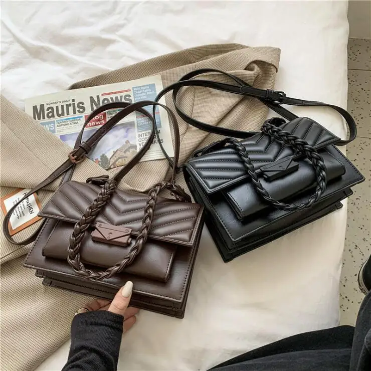 

Hot sale new fashion ladies crossbody bags luxury leather gradient colourful rainbow women purse and handbags, 6 color