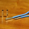 Hot selling metal shoe tip accessory metal sneaker charm brass aglets or cord end