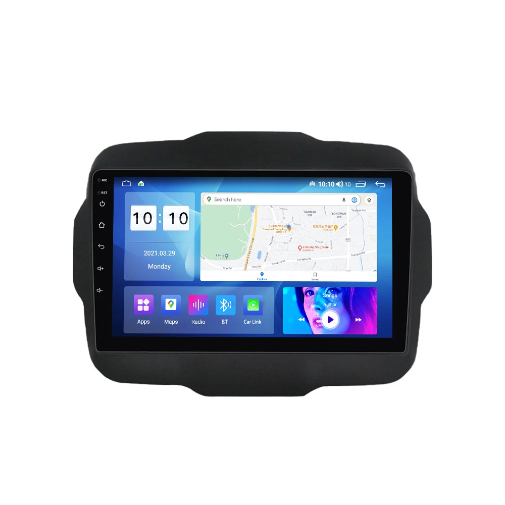 

Mekede Android 11 car radio gps for Jeep Renegade 2014-2018 8+128G 360 camera colling fan carplay+auto dvd player gps navigator